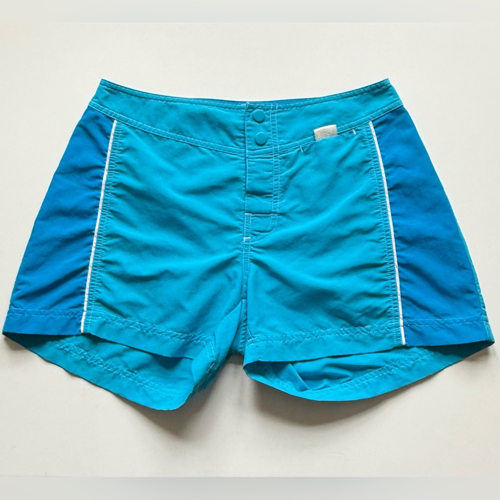 L.L.Bean Womens Bright Blue Swim Board Shorts - Size 6